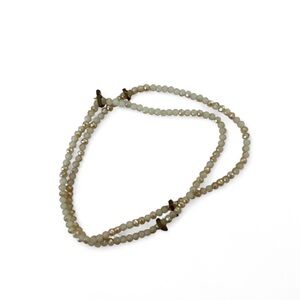 Elegant Cream Beaded Bracelet